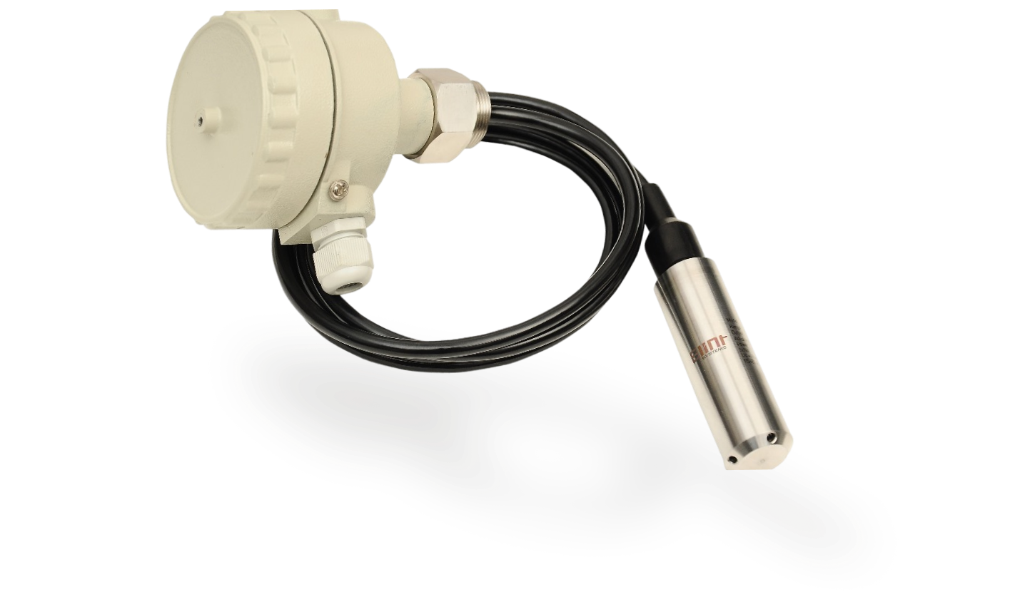 Pressure-based level sensor measuring liquid levels in a day tank for automation and remote monitoring Pressure-based level sensor measuring liquid levels in a day tank for automation and remote monitoring