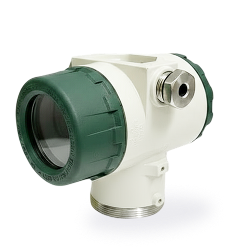 Radar level sensor installed on day tank for accurate non-contact measurement of water or fuel levels Radar level sensor installed on day tank for accurate non-contact measurement of water or fuel levels